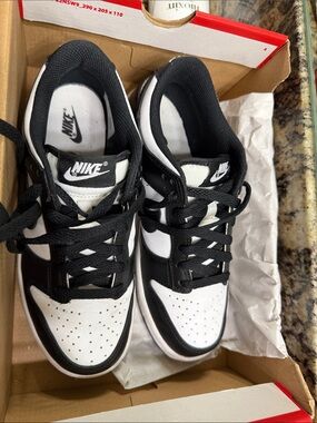 Nike Black and White Low-Top Sneakers